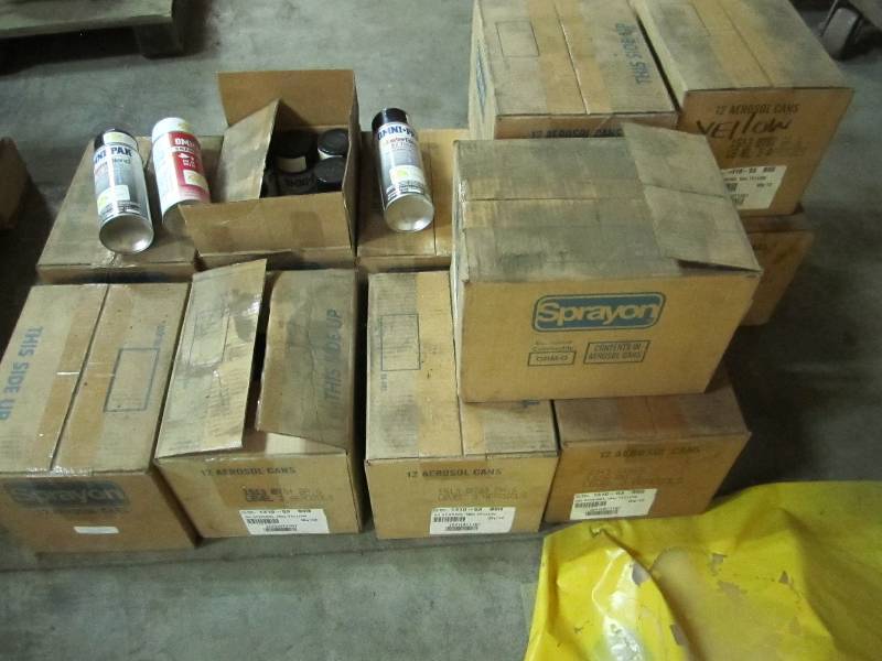 lot 37 image: 12 cases with 12 cans each yellow i...