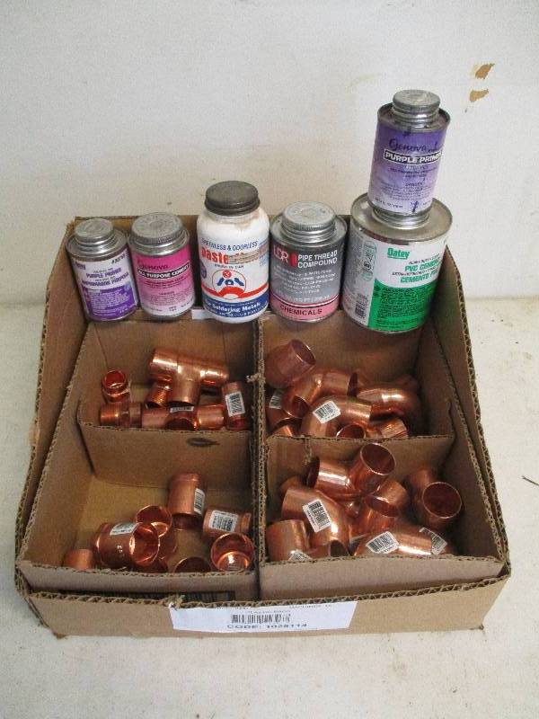 lot 32 image: Plumbing Materials