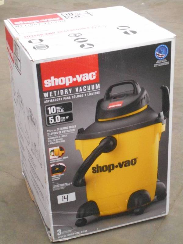 New Shop-Vac 5HP 10-Gallon WetDry ...