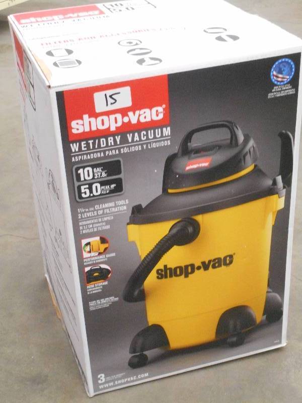New Shop-Vac 5HP 10-Gallon WetDry ...