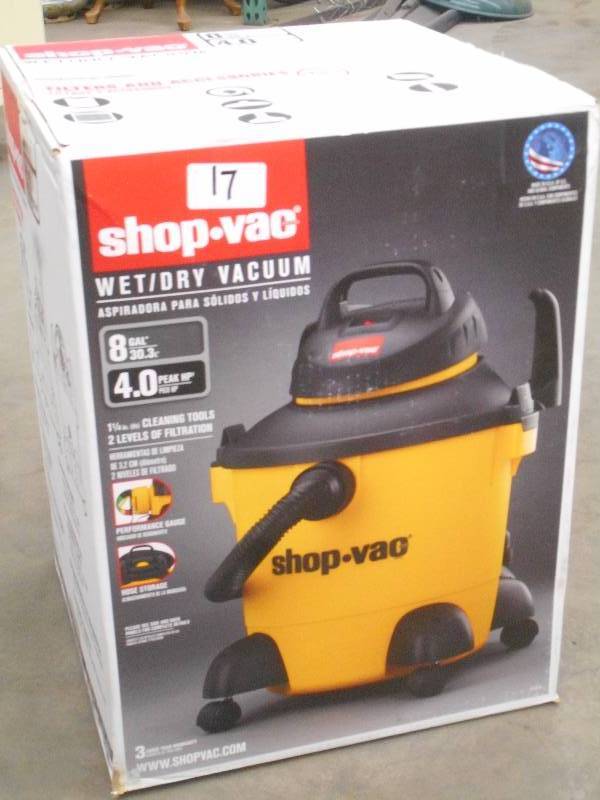 New Shop-Vac 4HP 8-Gallon WetDry V...