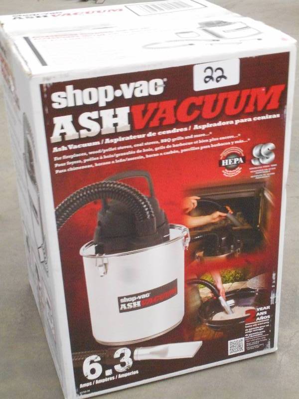 New Shop-Vac 6.3Amp Ash Vacuum ...