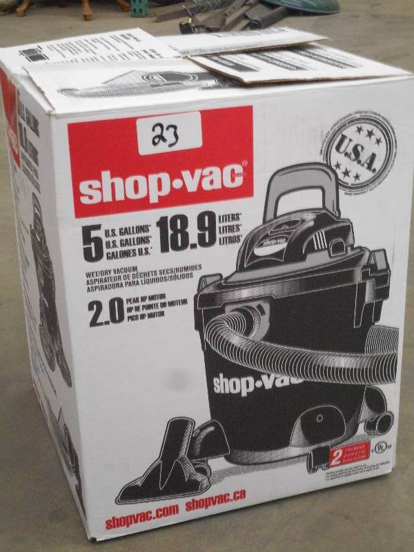 New Shop-Vac 2HP 5-Gallon WetDry V...