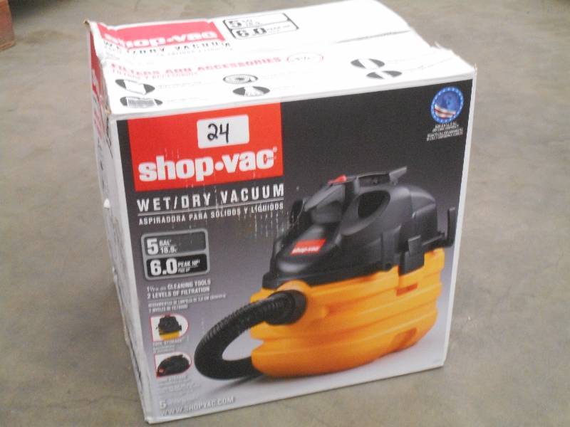 New Shop-Vac 6HP 5-Gallon WetDry V...