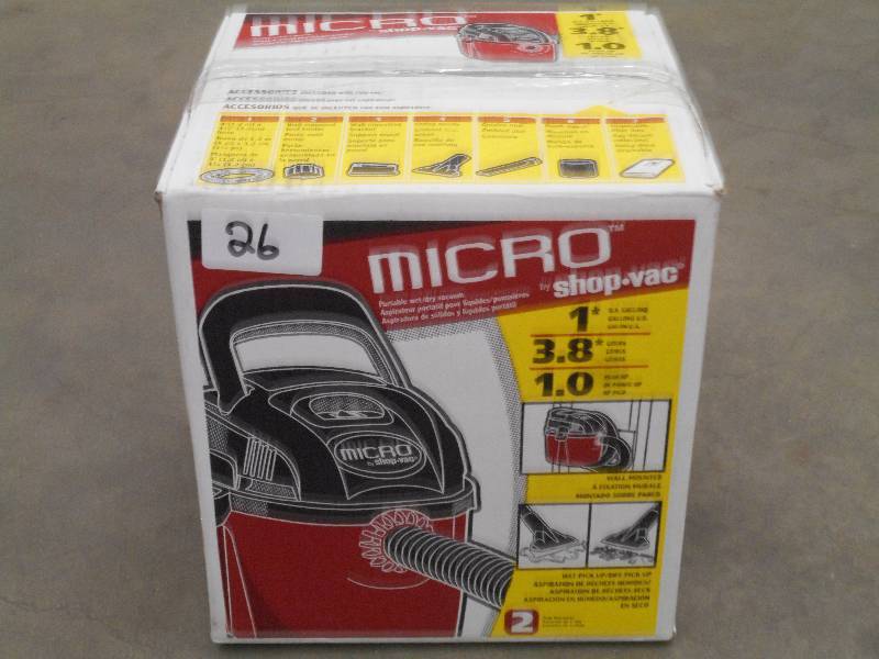New Shop-Vac Micro 1HP 1-Gallon Wet...