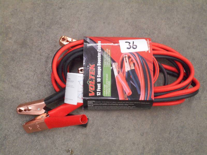 New Voltek 10-Gauge 12ft Booster Ca...