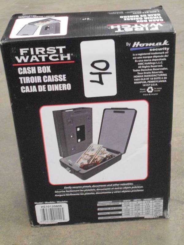 New First Watch Locking Cash Box ...