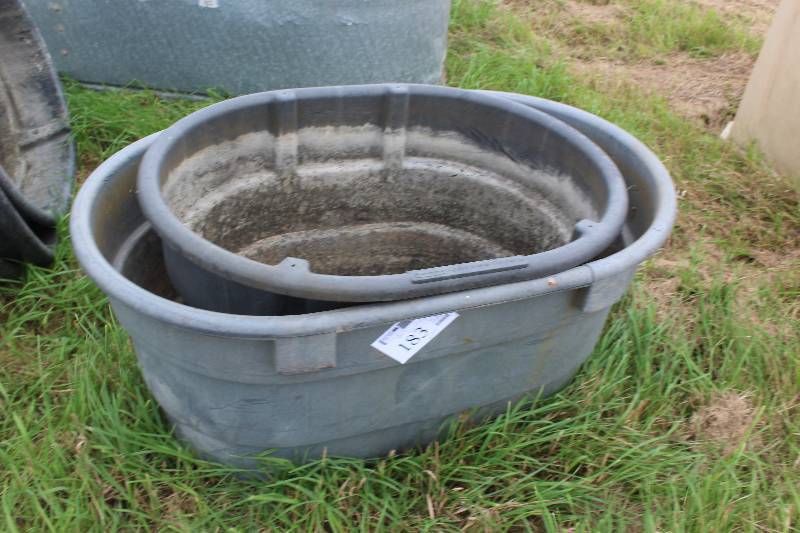 lot 183 image: Lot of (2) Water Troughs