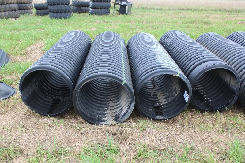 lot 218 image: Lot of (3) ADS 24 inch Culverts