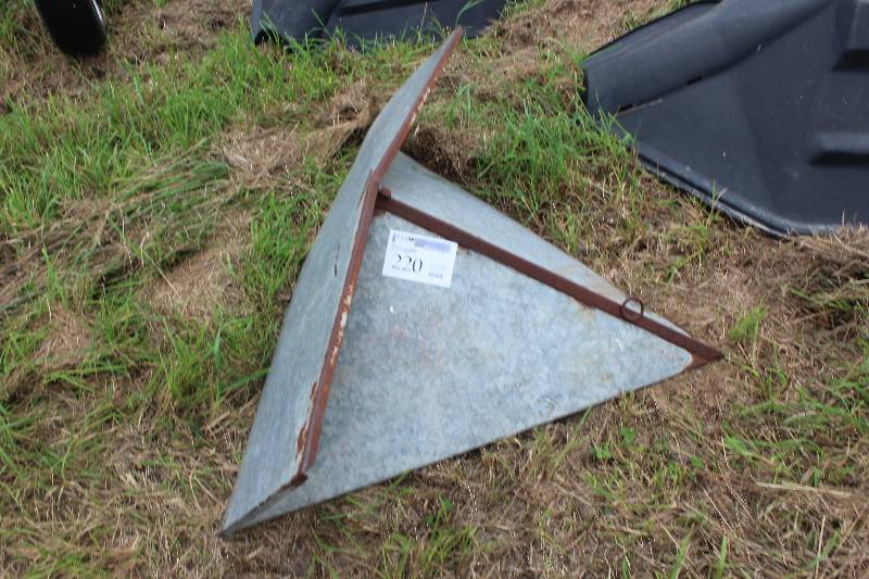 lot 220 image: Galvanized Auger Base Basins for Grain Handling