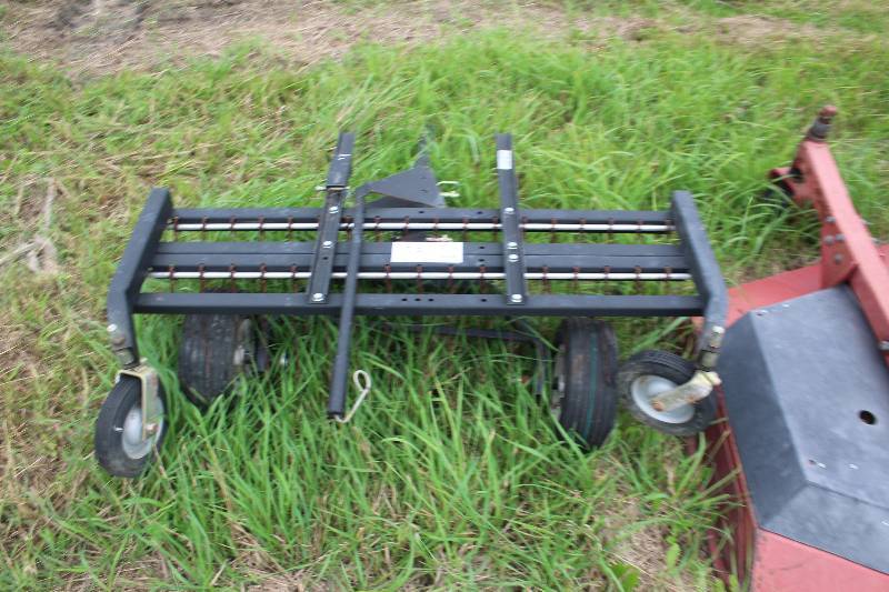 lot 55 image: Frame Mount Garden Tractor Type De-Thatcher