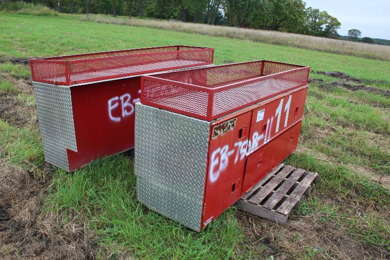 lot 59 image: Lot of (2) Truck Utility Bed Tool Cabinets
