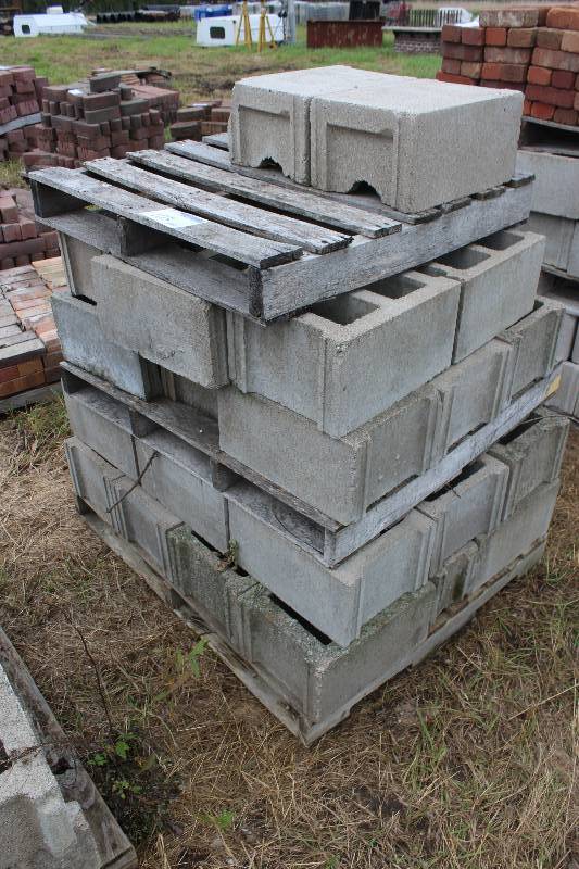 lot 105 image: Lot of (32) Cement Blocks