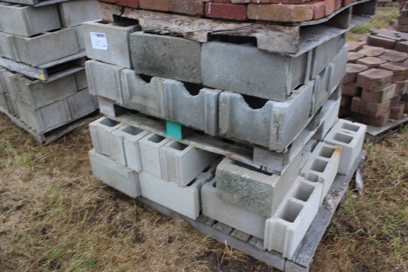 lot 107 image: Lot of (47) Cement Blocks