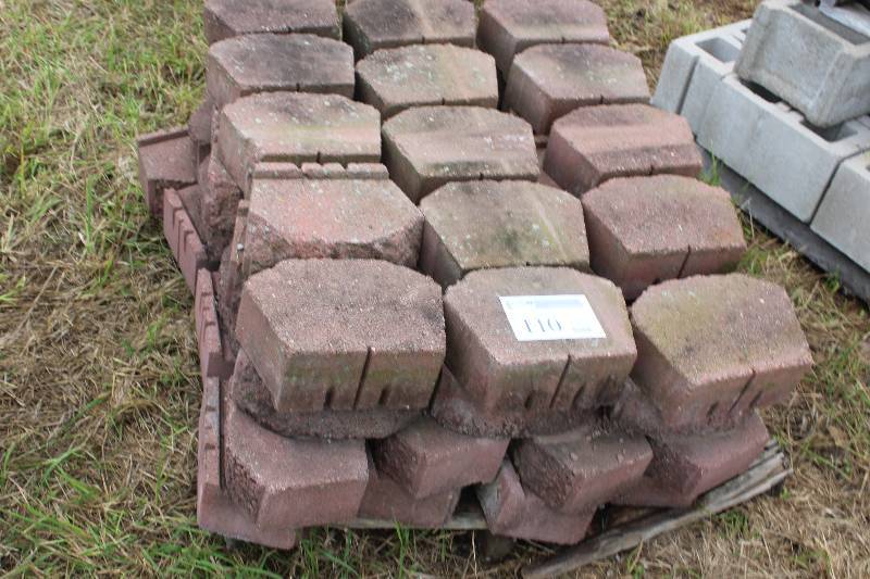 lot 110 image: Lot of (60) Cement Pavers