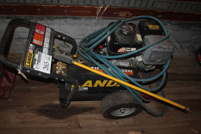 lot 265 image: Landa - Honda Gas 3500PSI Pressure Washer
