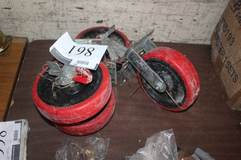 lot 861 image: Lot of (4) Caster Wheels