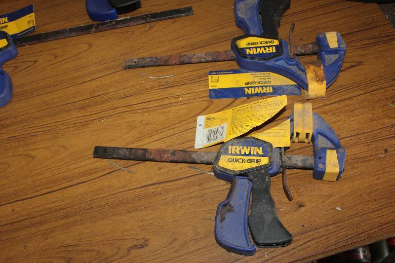 lot 857 image: Lot of (2) Irwin Quick Grip Clamps