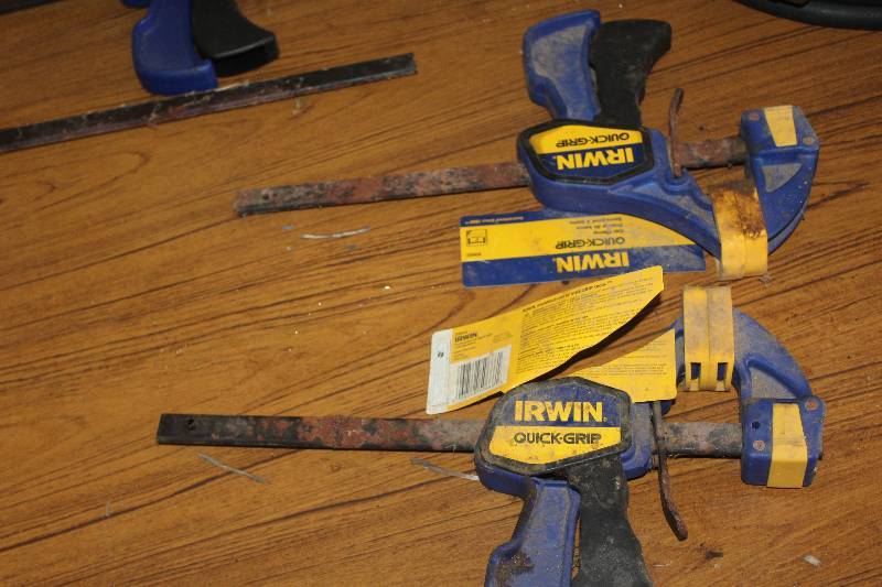 lot 852 image: Lot of (2) Irwin Quick Grip Clamps