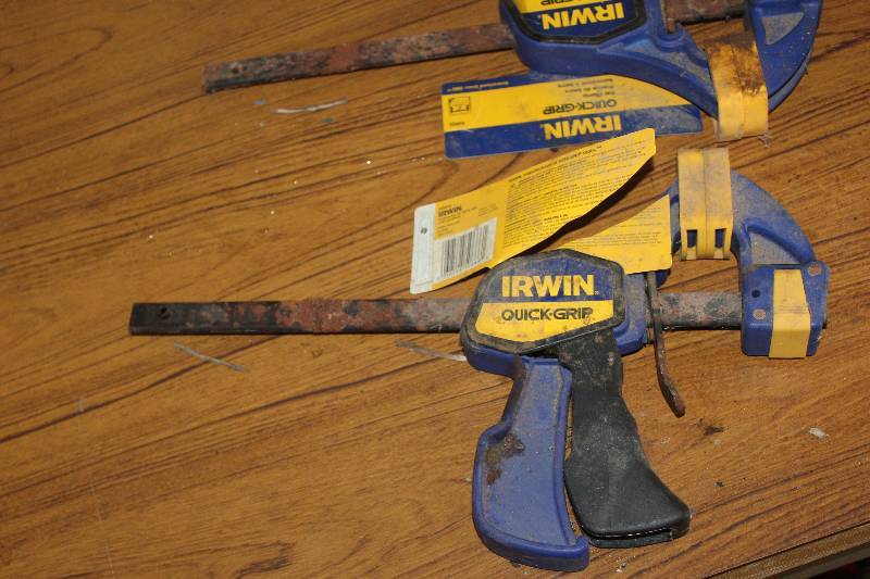 lot 853 image: Lot of (2) Irwin Quick Grip Clamps