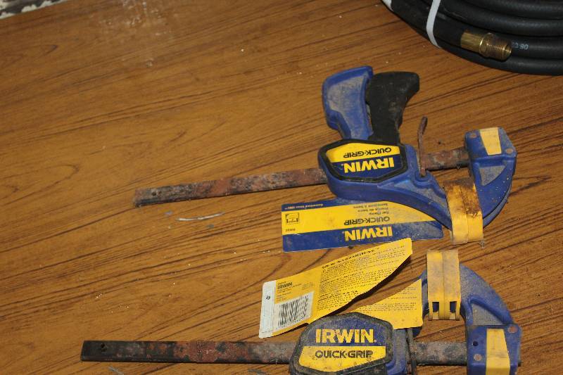 lot 854 image: Lot of (2) Irwin Quick Grip Clamps