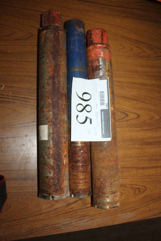lot 985 image: Lot of (3) Core Bits