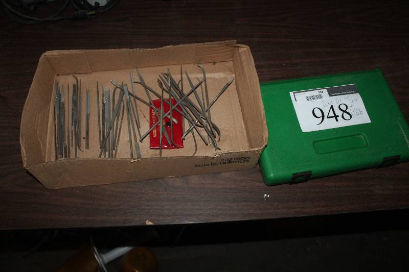 lot 948 image: SK Impact Socket Set w Case & Assorted Files