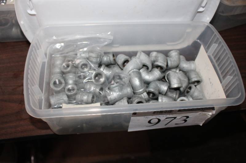 lot 973 image: 38 Bends Pieces Pipe Fittings