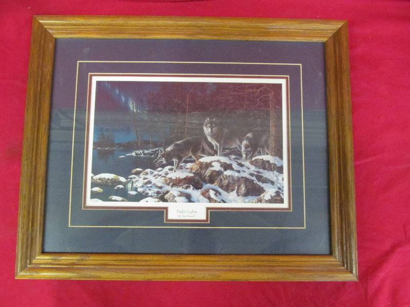 lot 53 image: Night Lights print by Jim Hansel