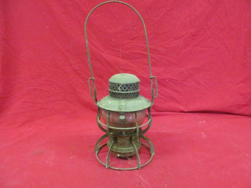 lot 56 image: antique lantern