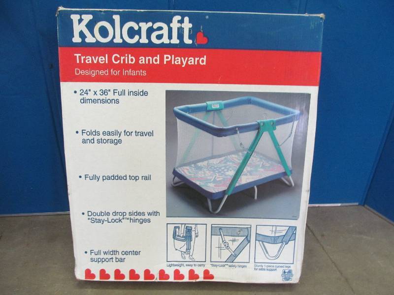 lot 63 image: Kolcarft travel crib
