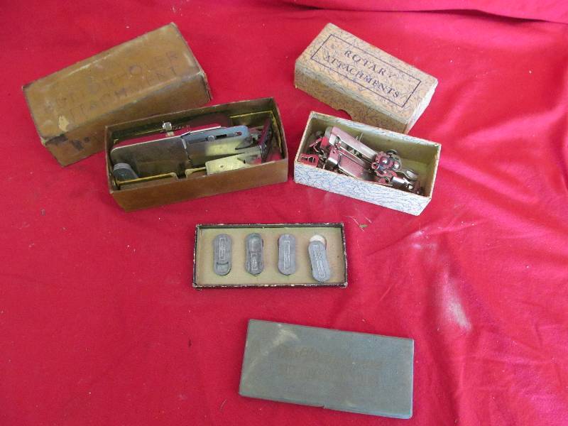 lot 77 image: vinatge sewing machine attachments