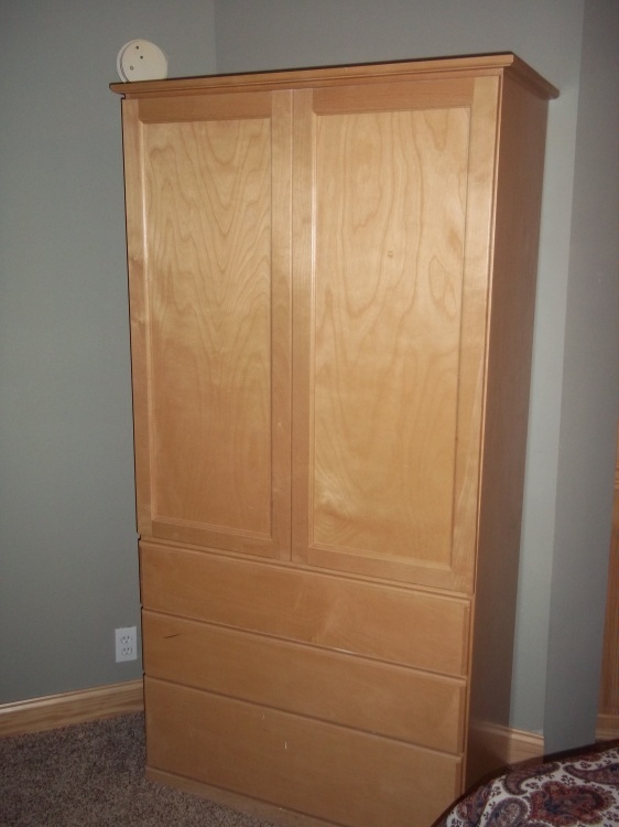 Wardrobe with 3 drawers  36 x 73 x 20
