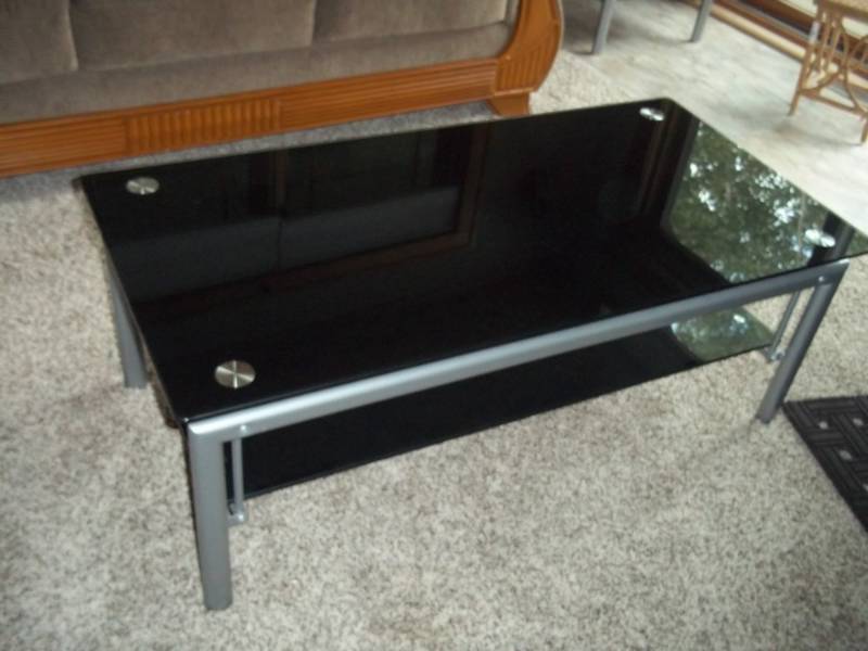 Glass Top Coffee Table 24 x 47
