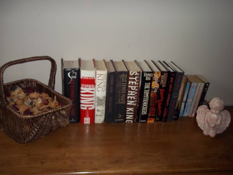 Lot of Books, Basket, Angel