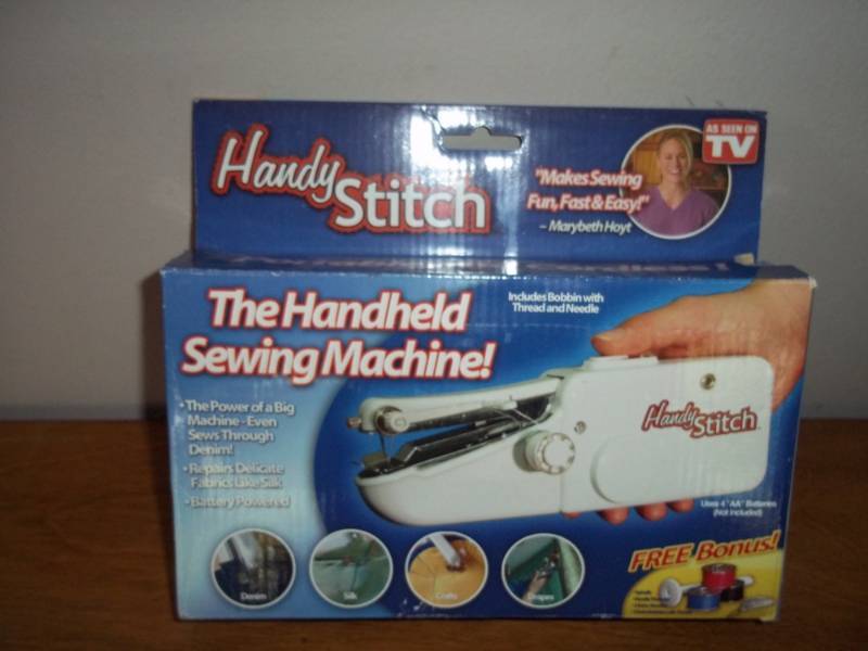 Hand Held Sewing Machine in Box