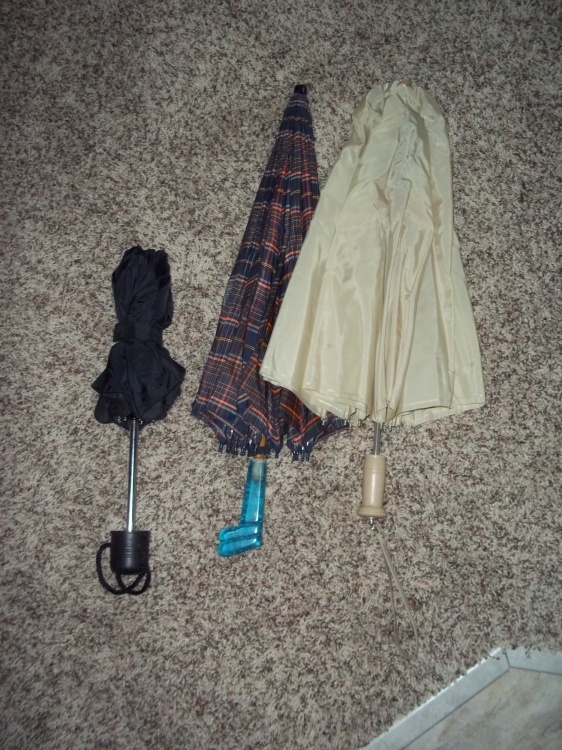 3 umbrellas