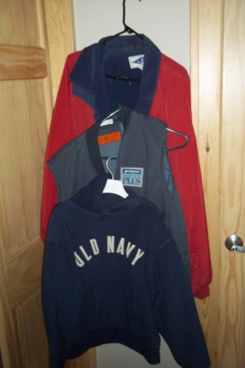 Sweatshirt and jackets