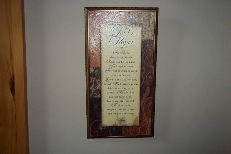 Lords Prayer Wall hanging