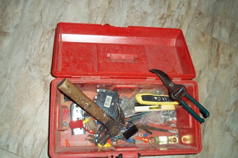 Tool Box with Tools