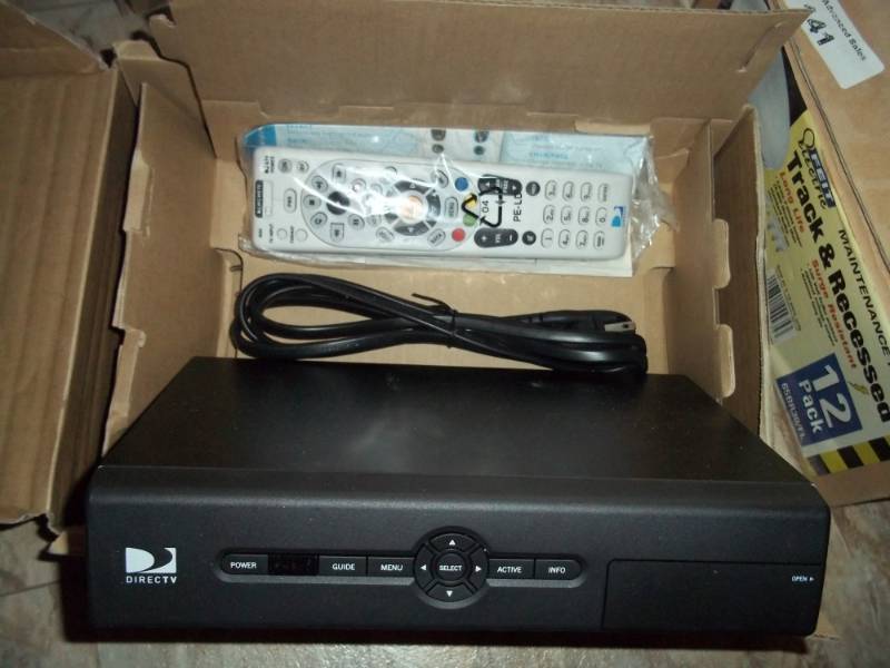 Direct TV Receiver with remote in box