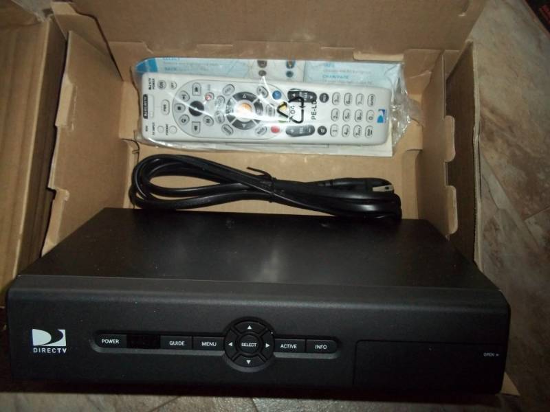 Direct TV Receiver with remote in box
