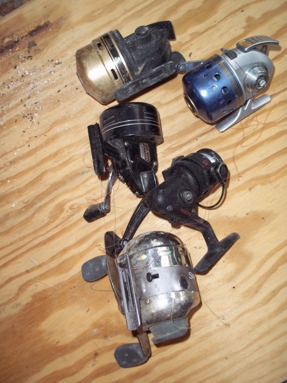 5 fishing reels