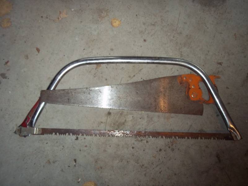 Bow saw and hand saw