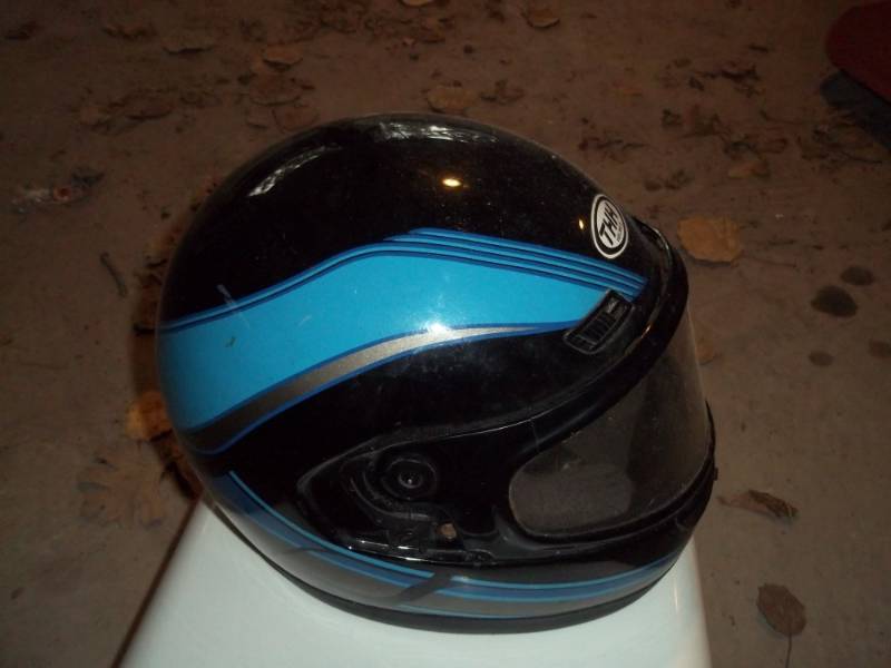 Helmet with face shield