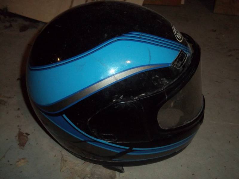 Helmet with face shield