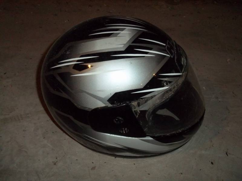 Helmet with face shield