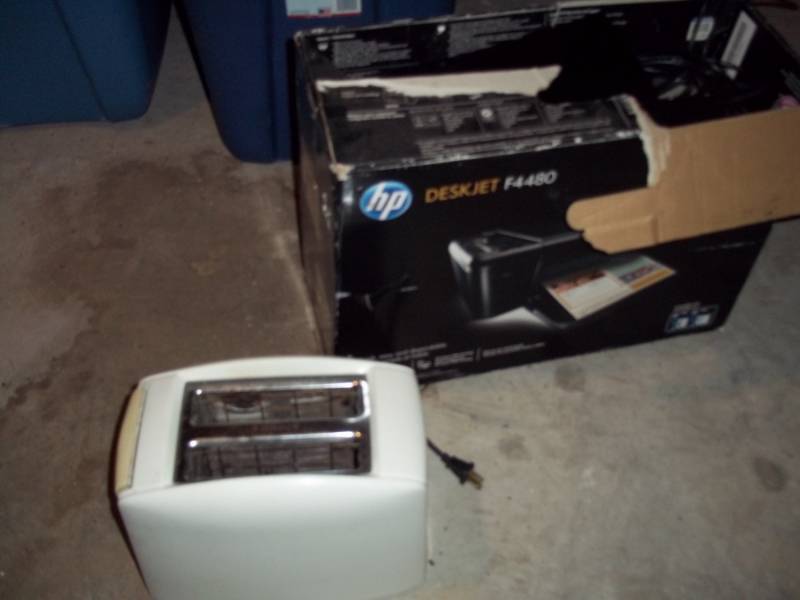 HP printer with toaster