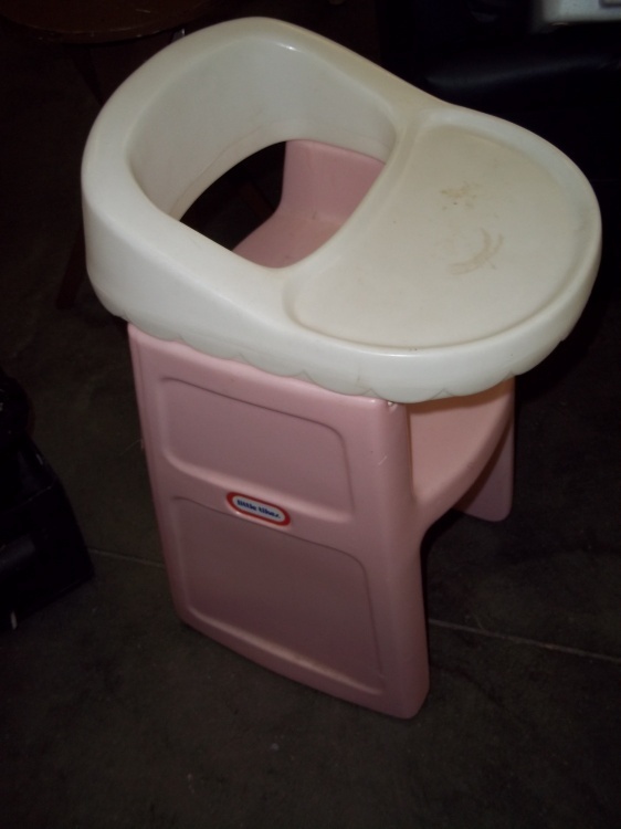 Little Tikes doll high chair