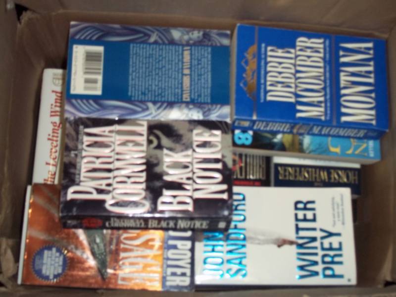 large box of books